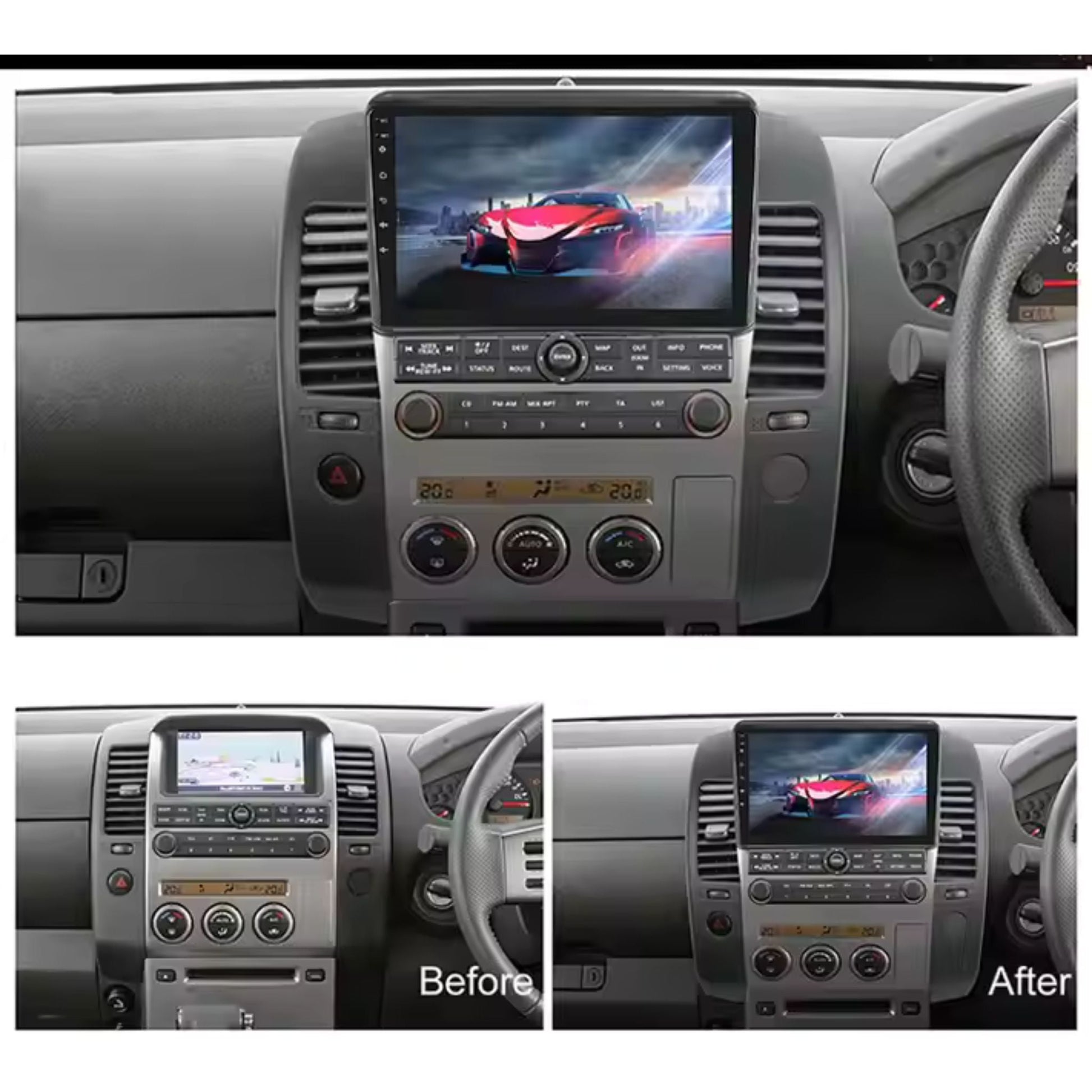 Pantalla Multimedia para Nissan Pathfinder / Navara (2004 - 2014) - Maleonracing