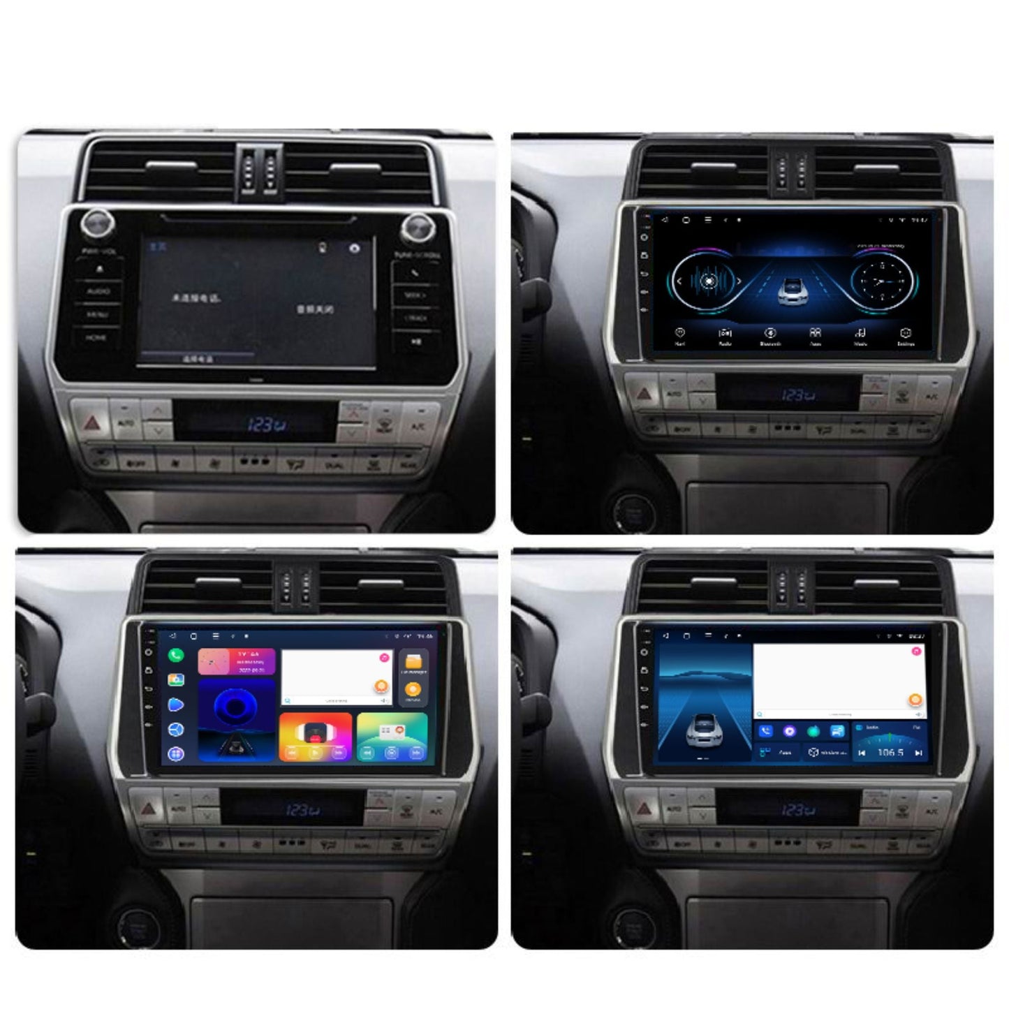 Pantalla Multimedia para Toyota Land Cruiser Prado 150 (2017 - 2018) - Maleonracing