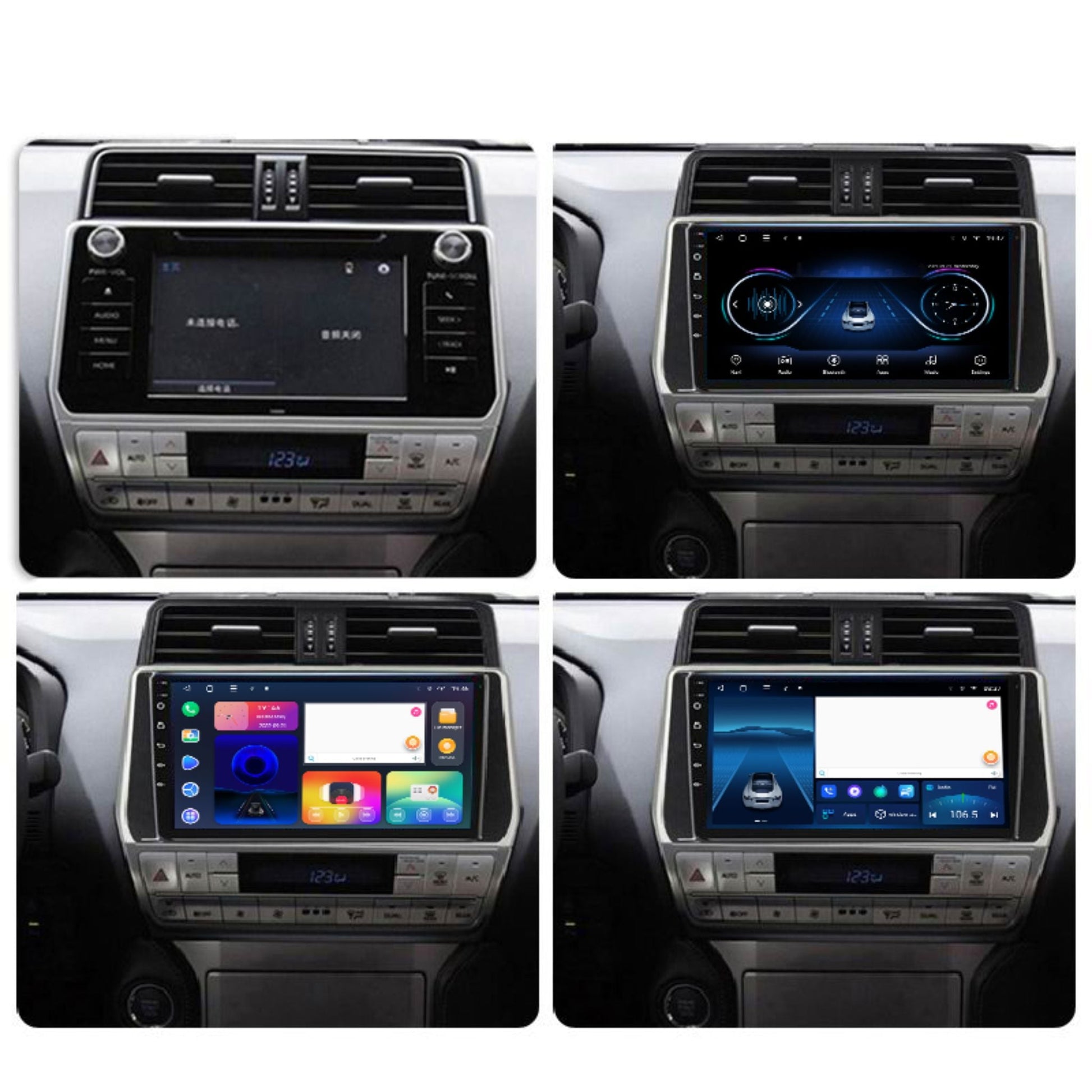 Pantalla Multimedia para Toyota Land Cruiser Prado 150 (2017 - 2018) - Maleonracing