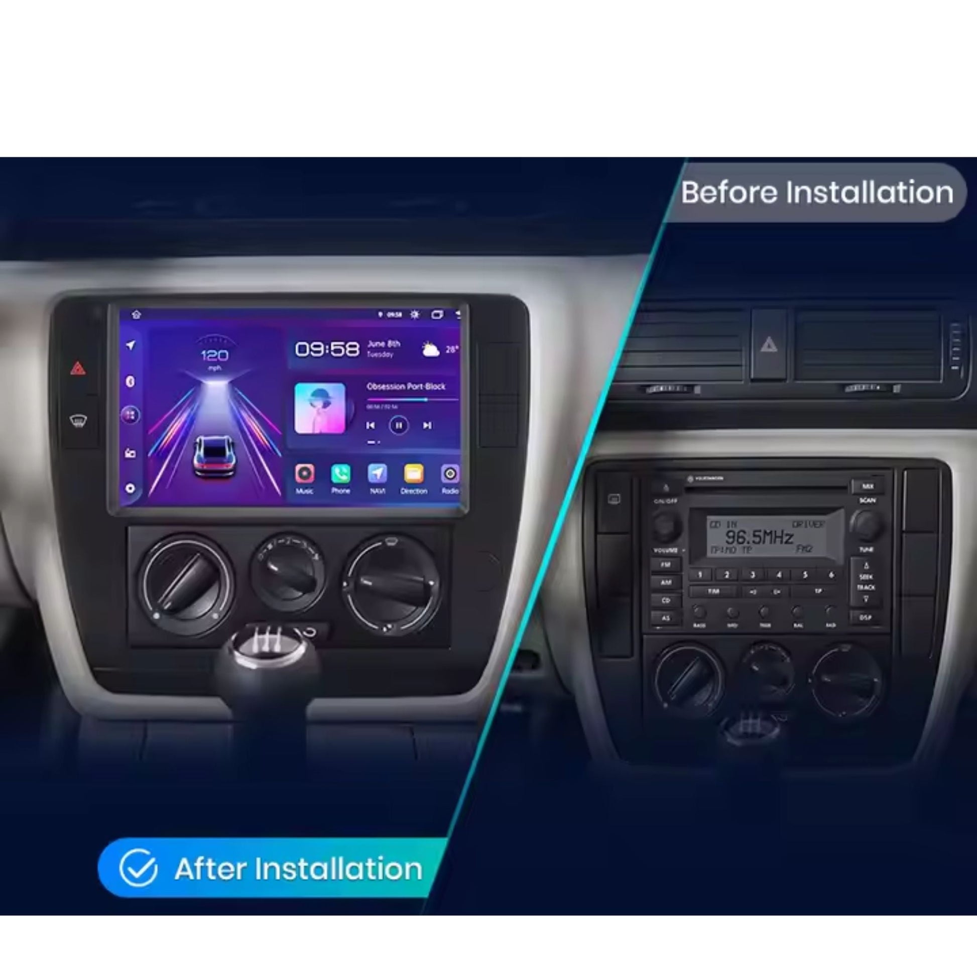 Pantalla Multimedia para Volkswagen Passat B5 (2000–2005) - Maleonracing