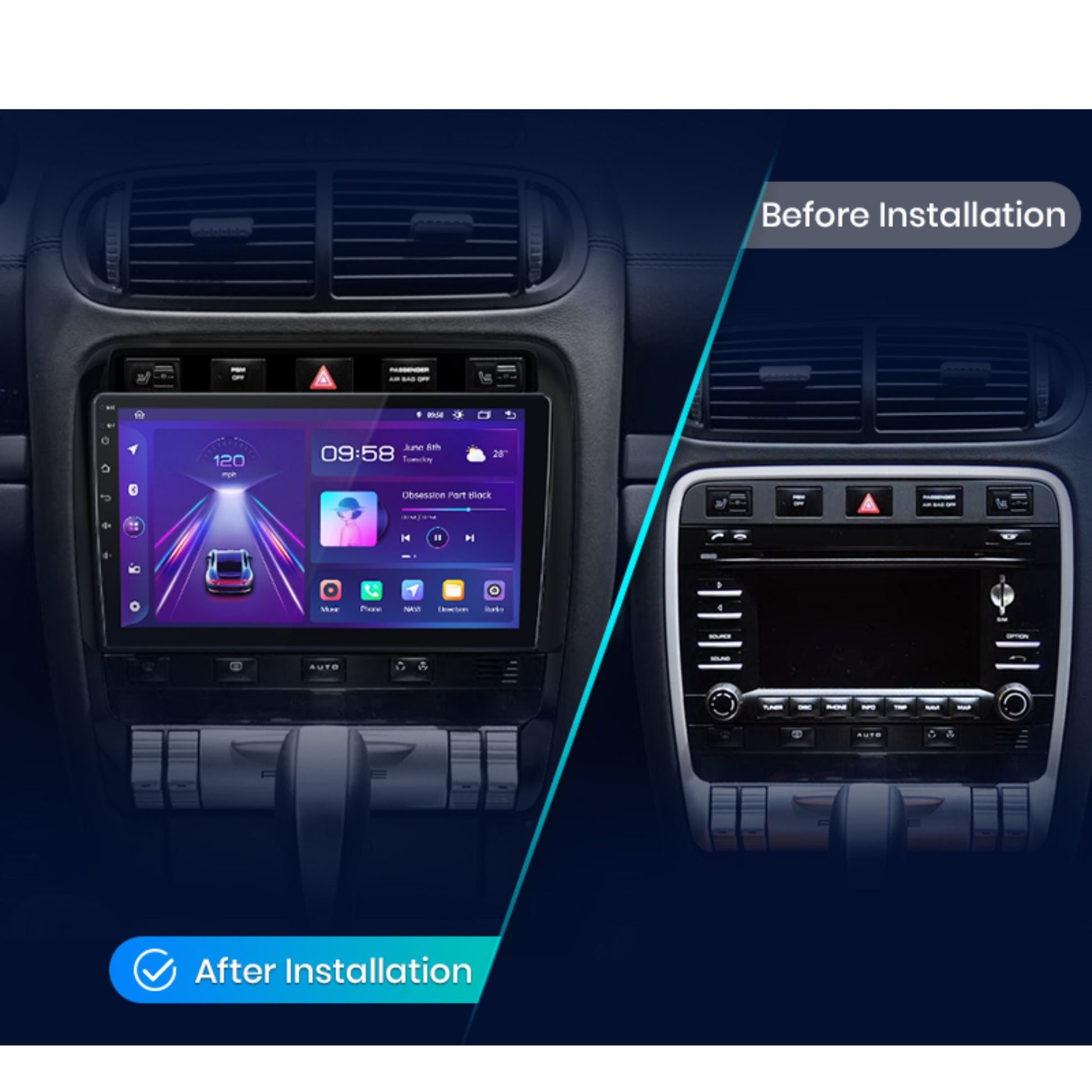 Pantalla Multimedia Porsche Cayenne 1 (9PA) (2002 - 2010) - Maleonracing