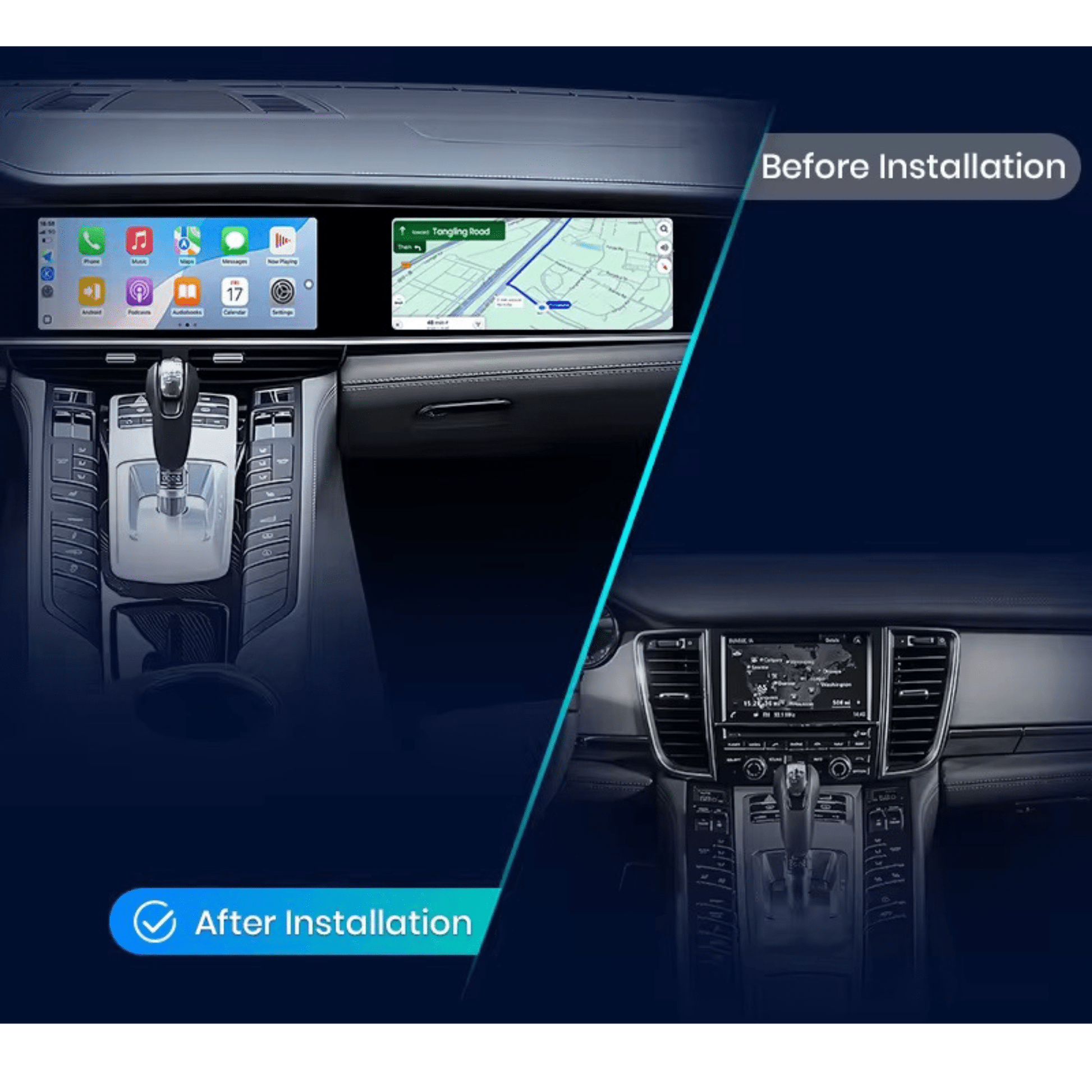 Pantalla Multimedia Porsche Panamera 970 (2010 - 2016) | Doble Pantalla - Maleonracing