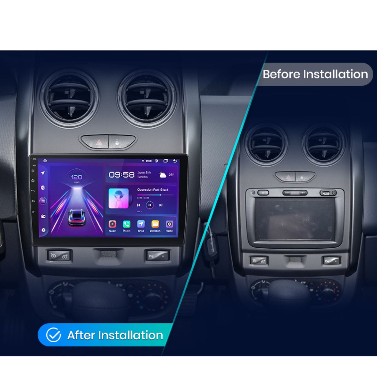 Pantalla Multimedia Renault Duster (2012 - 2016) - Maleonracing