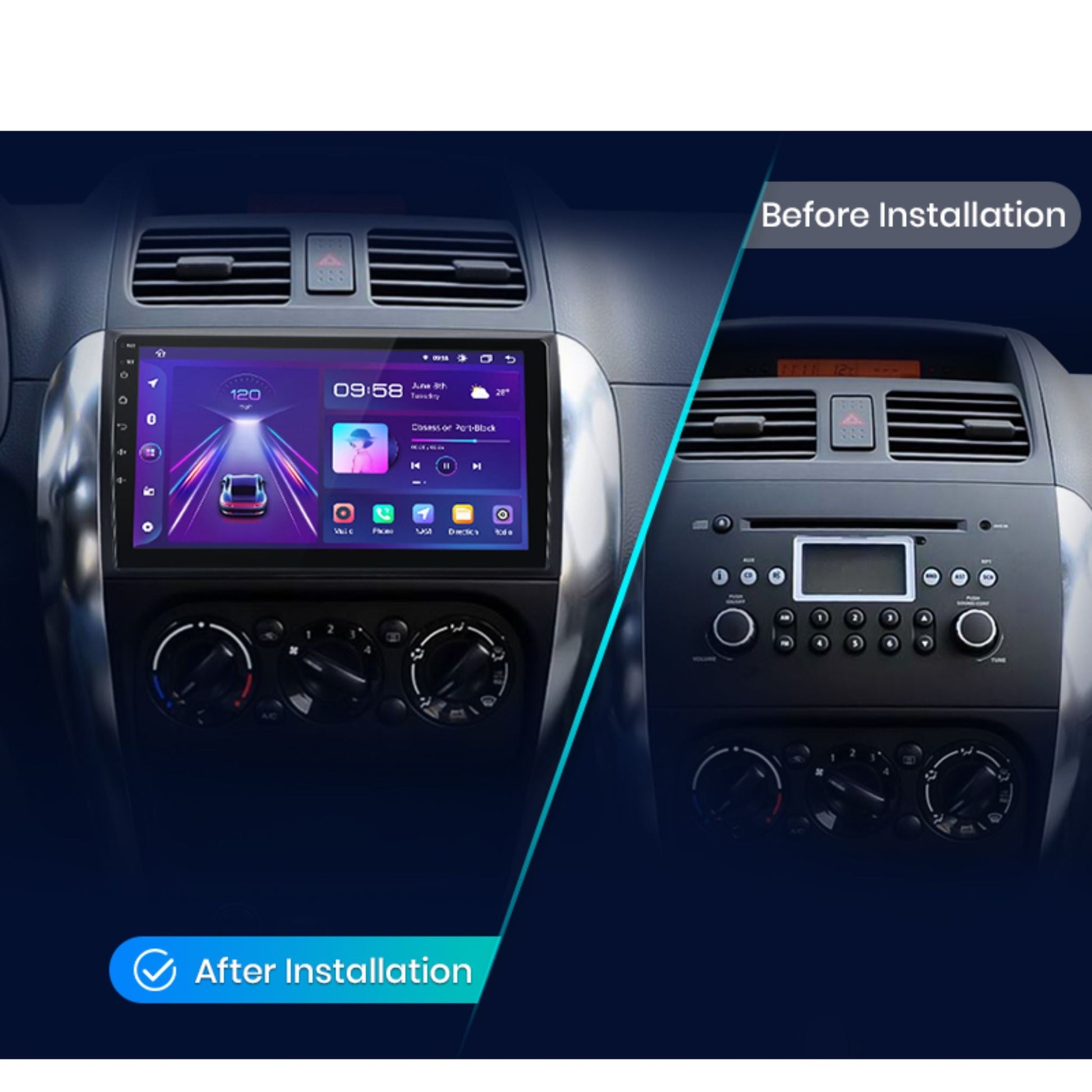 Pantalla Multimedia Suzuki SX4 (2006 - 2013) - Maleonracing