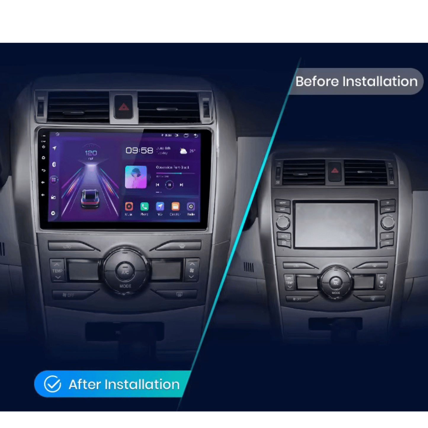 Pantalla Multimedia Toyota Corolla (2006 - 2013) - Maleonracing