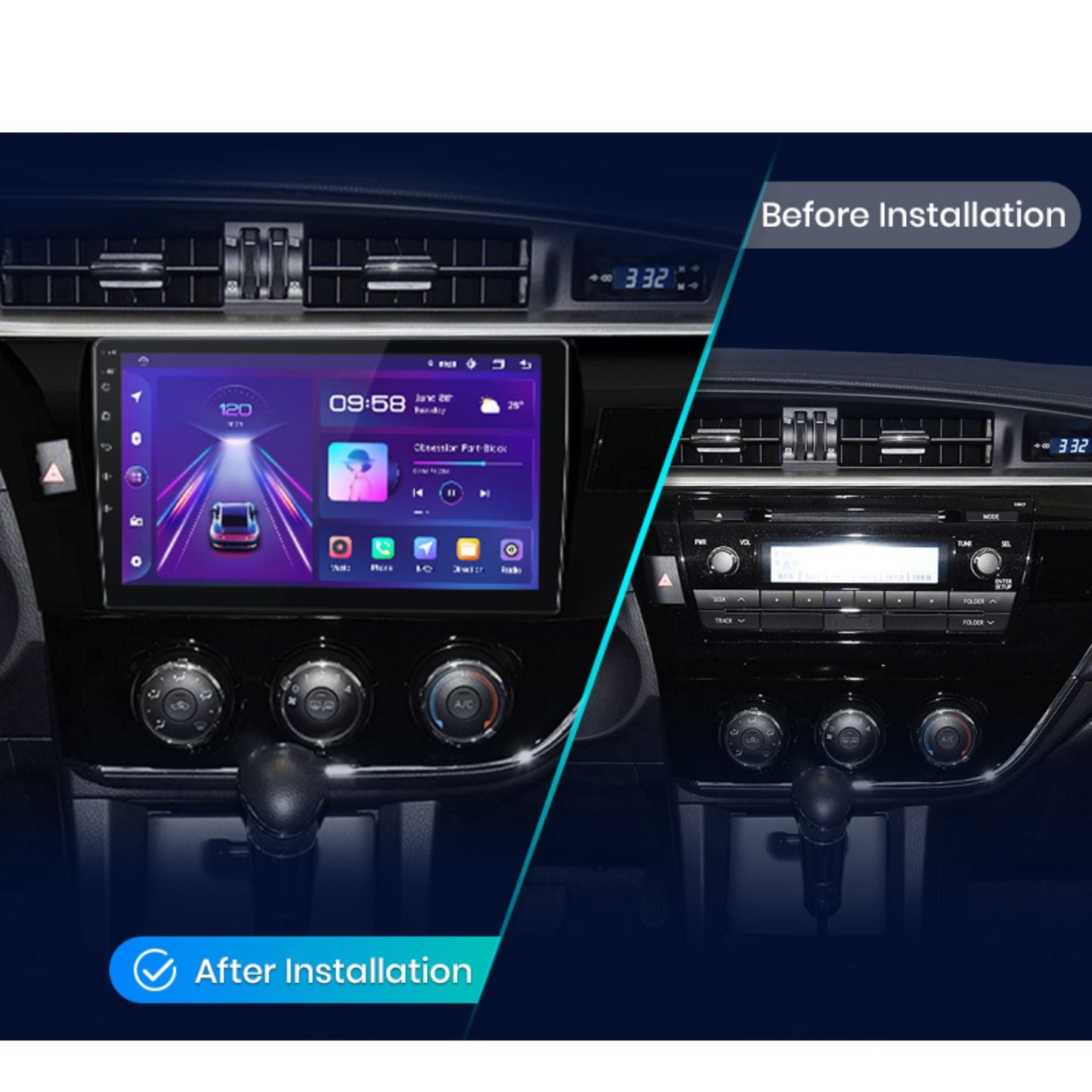 Pantalla Multimedia Toyota Corolla E170/E180 (2014 - 2016) - Maleonracing