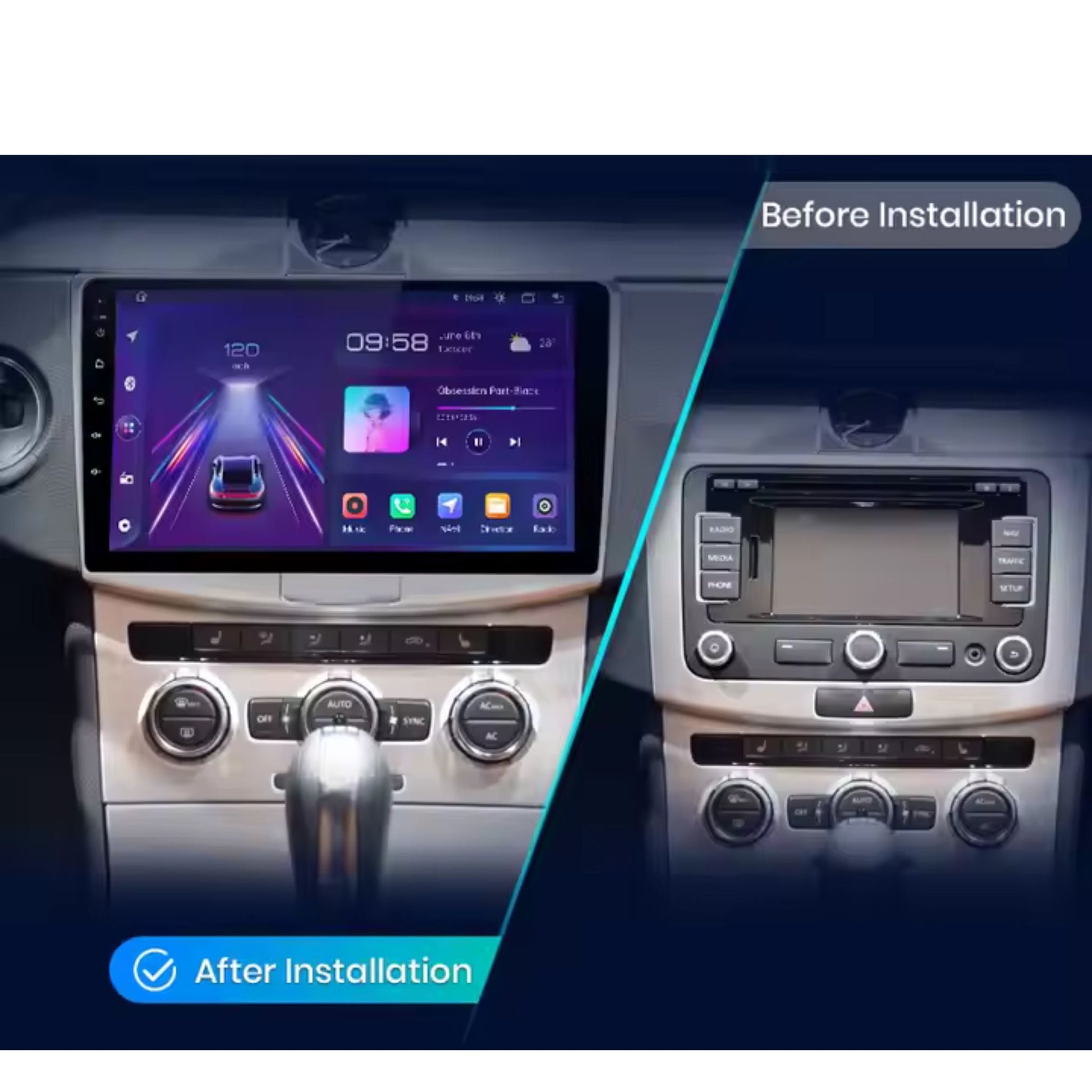 Pantalla Multimedia Volkswagen Passat B6/B7 CC (2010 - 2015) - Maleonracing