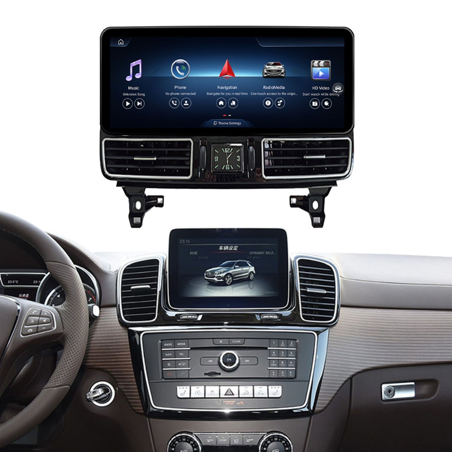Pantalla Multimedia Mercedes-Benz GLE / GLE Coupé (2015-2019)